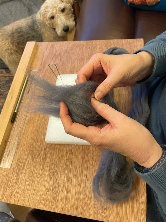 Needle Felt Your Own Gonks- Red and Green